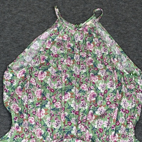 Be Bop Floral Print Rayon Sleeveless Romper Juniors Women Size Medium - Picture 2 of 13